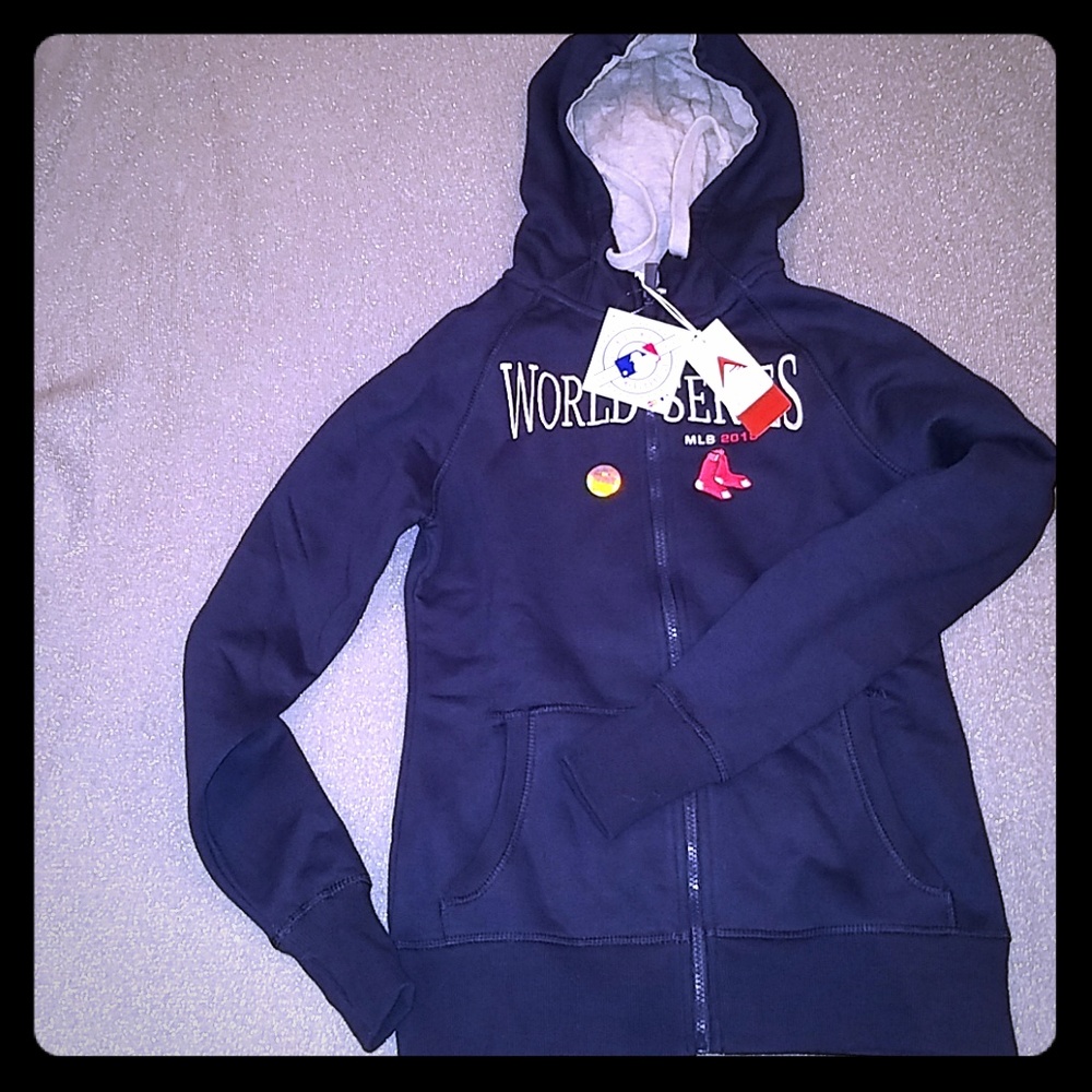 NWT Authentic World Series Red Sox Hoodie
